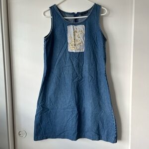 (SOLD) Vintage Blue Denim Dress